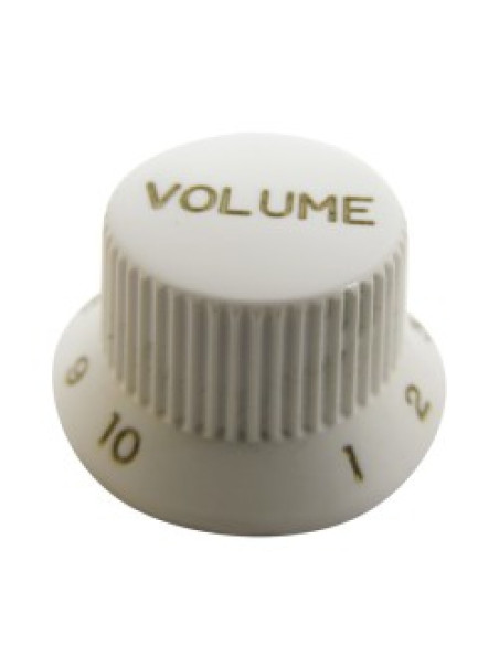 Botón Gotoh Stratocaster KW-240V-W Volumen Blanco