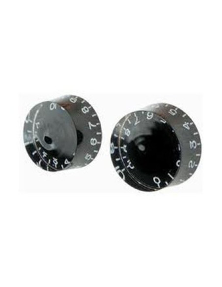 Botón Gotoh Les Paul KB-110 Negro Cilíndrico