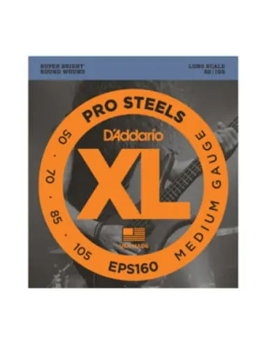 Juego Cuerdas Bajo D'Addario EPS-160 050-105