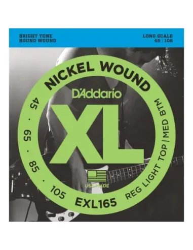Juego Cuerdas Bajo D'Addario EXL-165 045-105