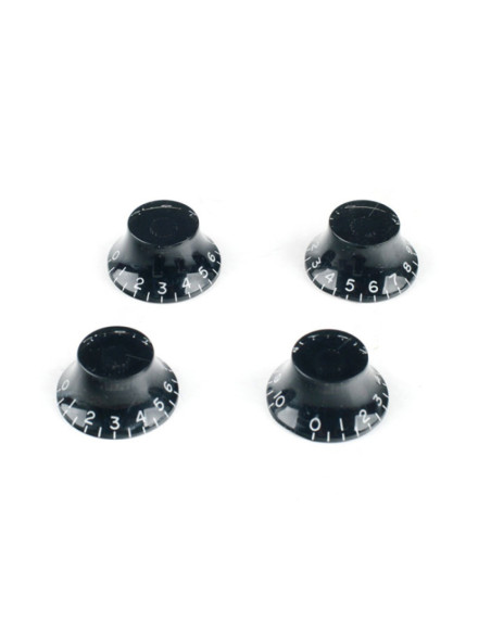 Botón Gotoh Les Paul KB-160 Negro Conico