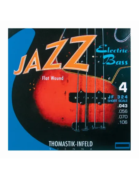 Juego Bajo 4 Thomastik Jazz Flat JF-324 43-106