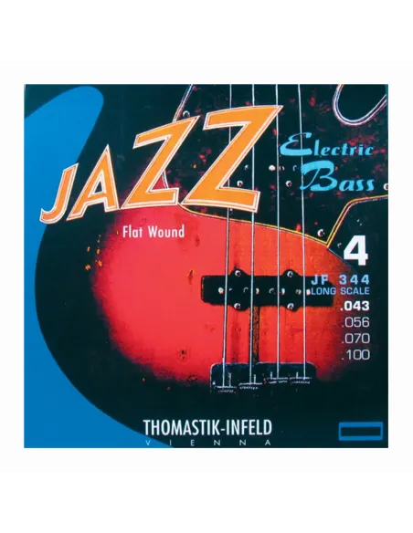 Juego Bajo 4 Thomastik Jazz Flat JF-344 43-100