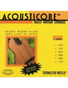Juego Bajo Acústico 6 cuerdas Thomastik AB-346 35-118 2