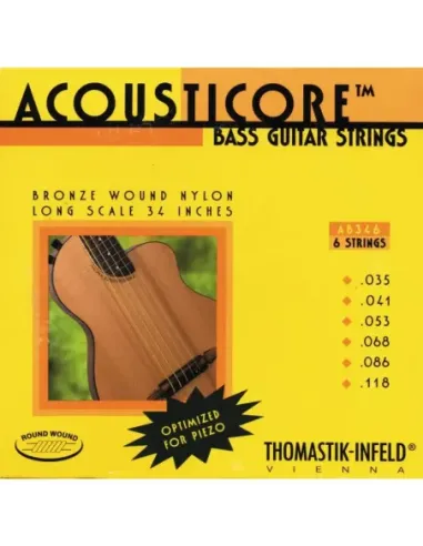 Juego Bajo Acústico 6 cuerdas Thomastik AB-346 35-118
