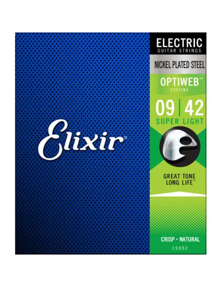 Juego Cuerdas Eléctrica Elixir Optiweb 19002 (009-042)