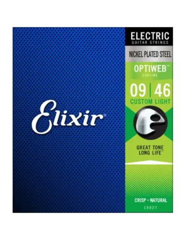 Juego Cuerdas Eléctrica Elixir Optiweb 19027 (009-046)