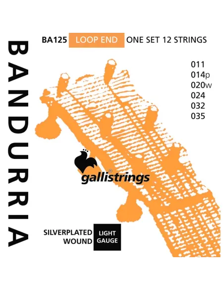 Cuerda 2 Bandurria Galli (Par)