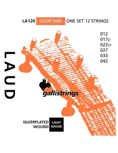 Juego Laúd Galli LA-120