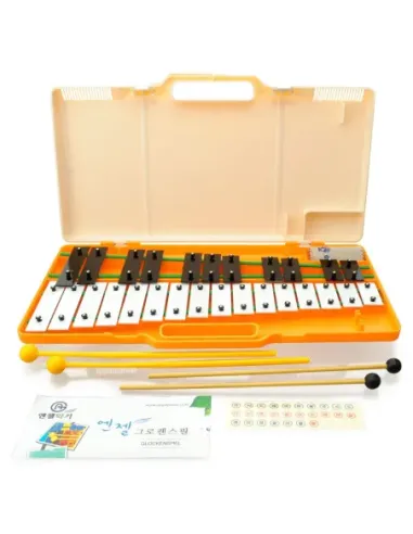 Carrillón Angel AG-27K Teclas Blanco y Negro 4 Mazas (Caja 10Uds)