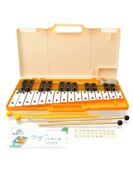 Carrillón Angel AG-27K Teclas Blanco y Negro 4 Mazas (Caja 10Uds)