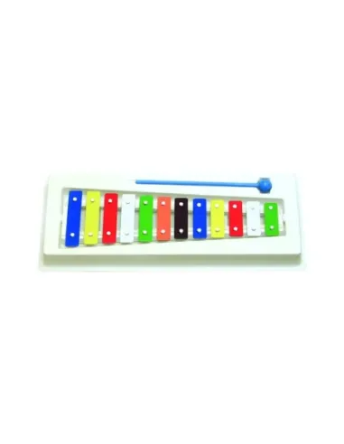 Metalofon Goldon 12 Notas Colores 11003 Plástico