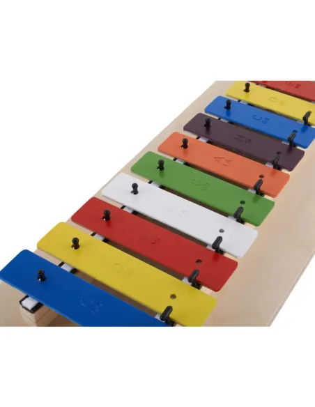 Metalofon Goldon 12 Notas Colores 11030 Madera