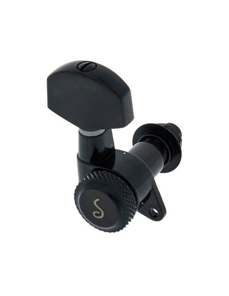 Clavijero Eléctrica Schaller M6-135 Locking Negro 6L 10020420