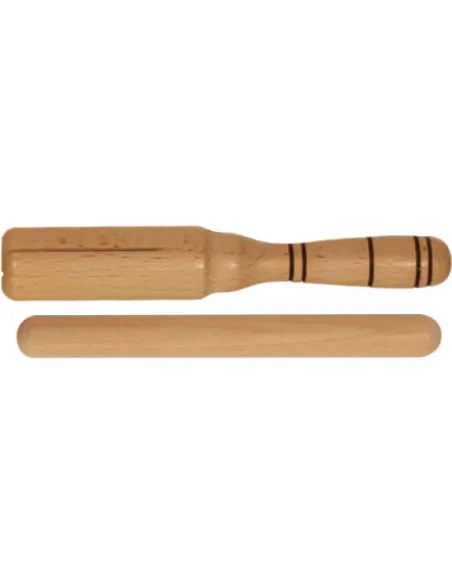 Güiro Tipo Agogo Goldon Madera Natural 33140