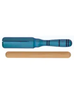 Güiro Tipo Agogo Goldon Madera Azul 33148 2