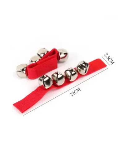 Muñequera Con Cascabeles Goldon 33404 Roja