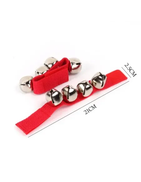 Muñequera Con Cascabeles Goldon 33404 Roja