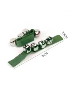 Muñequera Con Cascabeles Goldon 33406 Verde 2