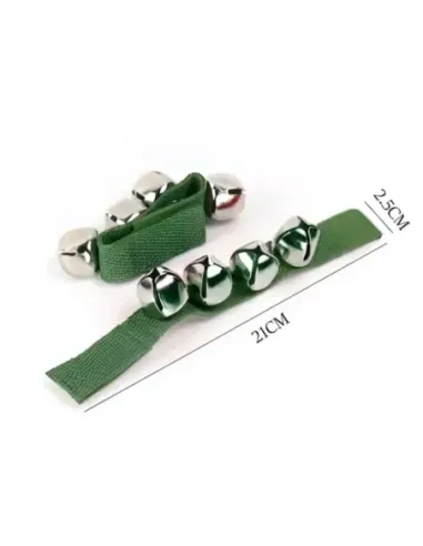 Muñequera Con Cascabeles Goldon 33406 Verde