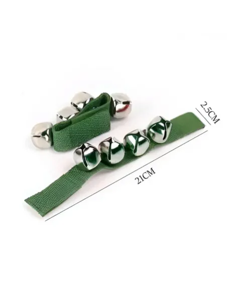 Muñequera Con Cascabeles Goldon 33406 Verde