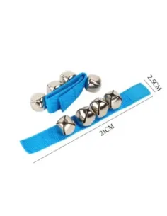 Muñequera Con Cascabeles Goldon 33408 Azul 2