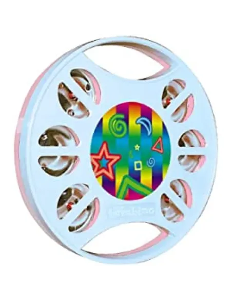 Pandereta Rhythm Tech Tambino Azul Rosa RT1500