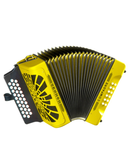 Acordeón Hohner Compadre GCF A-4826 Amarillo