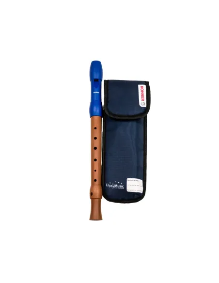 Flauta Hohner 9585-2 Mixta Boquilla Azul Digitación Alemana 2 Piezas