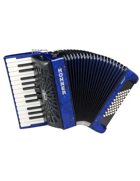 Acordeón Hohner  A16541 Bravo II Azul 48 Bajos