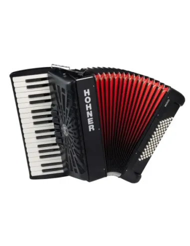 Acordeón Hohner Bravo III 72 A16622 Negro
