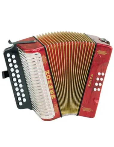 Acordeón Hohner Erica 1600/2-GC Rojo A-2606