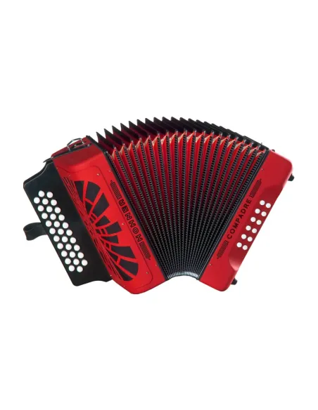Acordeón Hohner Compadre GCF A-4824 Rojo