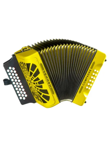 Acordeón Hohner Compadre GCF A-4826 Amarillo