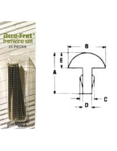 Caja 24 Trastes Dunlop 6140 Tipo Gibson