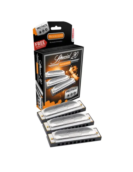 Propack 3 Armónicas Hohner Special-20 A-C-G 5601xp
