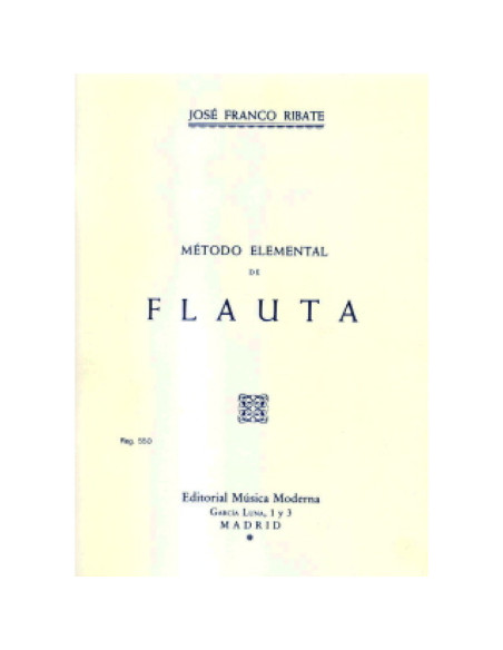 Método Flauta Travesera Franco Ribate