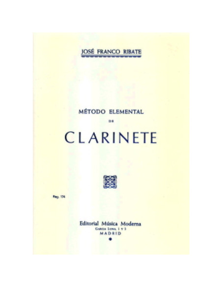 Método Clarinete Franco Ribate