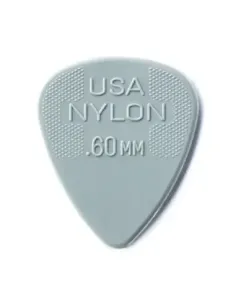 Bolsa 12 Púas Dunlop 44P-060 Nylon Standard 0.60mm Pickers
