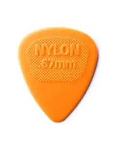 Bolsa 72 Púas Dunlop 443R-067 Nylon Midi Standard 0.67mm