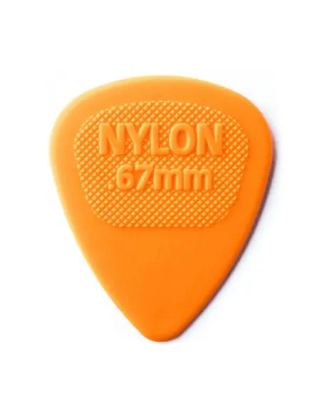 Bolsa 72 Púas Dunlop 443R-067 Nylon Midi Standard 0.67mm