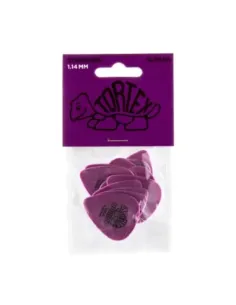 Bolsa 12 Púas Dunlop 418P-114 Tortex Standard 1.14mm Pickers