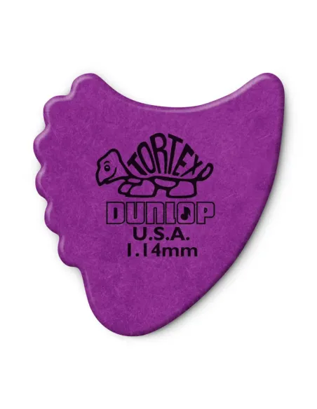 Bolsa 72 Púas Dunlop 414R-114 Tortex Fins 1.14mm
