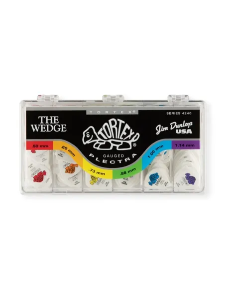 Caja 216 Púas Dunlop 4240 Tortex Wedge