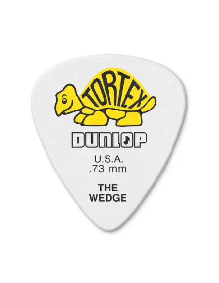 Bolsa 72 Púas Dunlop 424R-073 Tortex Wedge 0.73mm