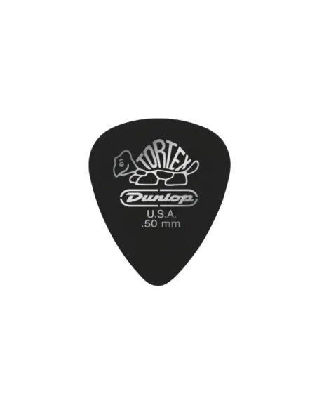Bolsa 72 Púas Dunlop 488R-073 Tortex Pitch Black Standard 0.73mm