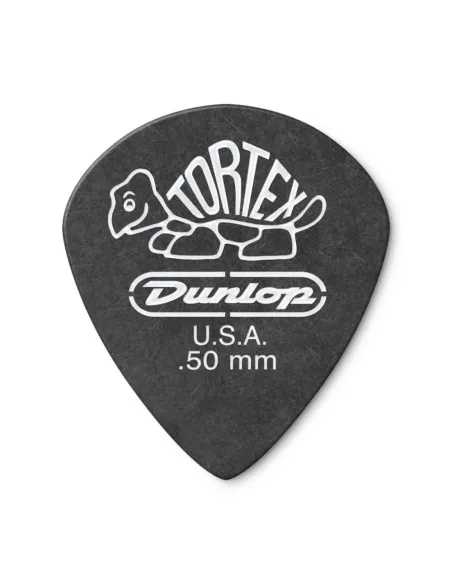 Bolsa 72 Púas Dunlop 482R-050 Tortex Pitch Black Jazz 0.50mm
