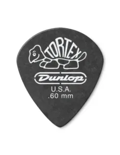 Bolsa 72 Púas Dunlop 482R-060 Tortex Pitch Black Jazz 0.60mm