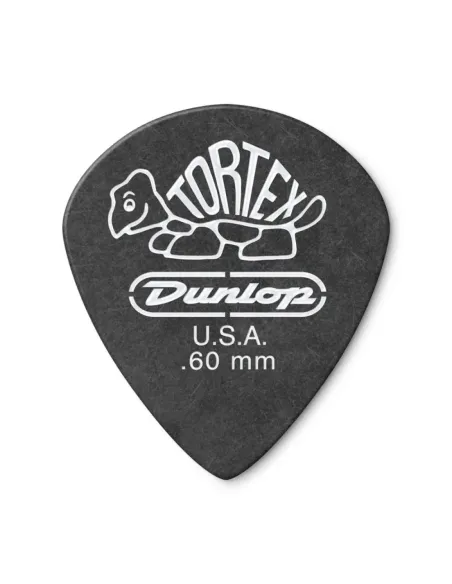 Bolsa 72 Púas Dunlop 482R-060 Tortex Pitch Black Jazz 0.60mm