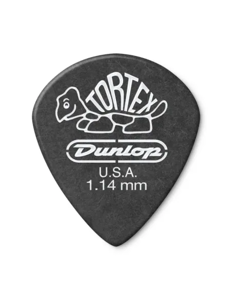 Bolsa 72 Púas Dunlop 482R-114 Tortex Pitch Black Jazz 1.14mm